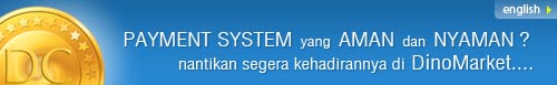 Bertransaksi menjadi lebih AMAN dan NYAMAN dengan DinoCoin. Nantikan segera kehadirannya di DinoMarket
