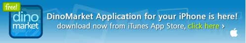 DinoMarket Apps for your iPhone is here, download now !