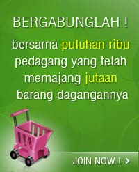 Bergabunglah bersama puluhan ribu pedagang yang telah memajang jutaan barang dagangannya.
